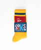 by Parra Crew Socks (Gold Yellow)