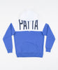 Patta Halfway Logo Hooded Sweater (Baja Blue/White)